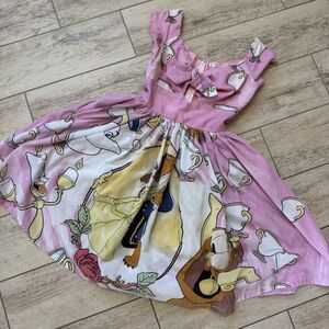 Beauty and the Beast Handmade Vintage Sheet Dress Size 0